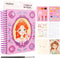 4 in 1 DIY Fashion Design Make Up Drawing Book for Girls Cute Stencils Stickers Scrapbooking Painting Art Activity Book for DIY Crafts Album Bulle...
