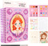 4 in 1 DIY Fashion Design Make Up Drawing Book for Girls Cute Stencils Stickers Scrapbooking Painting Art Activity Book for DIY Crafts Album Bulle...