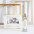 Pavilion - Best Friends Come Into Our Lives and Leave Paw Prints On Our Hearts - 7.5 Inch White & Gold in Memory of Pet Angel Figurine...