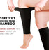 BAMS Plus Size Calf Compression Sleeve for Women & Men, Viscose from Bamboo Extra Wide Leg Support for Shin Splints, Leg Pain Relief and Support, ...