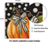 Fall Garden Flag 12x18 Inch Double Sided, Pumpkin with Bowknot White Dots Small Yard Flags for Outdoor,Seasonal Decor for Thanksgiving Autumn Farm...