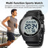 Beeasy Men Digital Sports Watch,Waterproof Watch with Stopwatch Countdown Timer Alarm Function Dual Time Rubber Strap Wrist Watch for Men/Student...