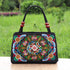 Jursccu Double-Sided Embroidery Totes Bag Travel Beach Bag Vintage Embroidery Ethnic Shoulder Bags...