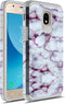 Rosebono Compatible with Samsung Galaxy J7 Case, Hybrid Graphic Colorful Armor Case for SM-J737 (Purple Marble)...