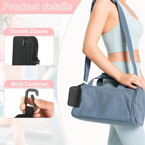 TXEsign Carrying Case Storage Bag for AirFly Pro Bluetooth Audio Transmitter/Receiver and Bluetooth Earbuds Charging Case, Protective Case Pouch f...