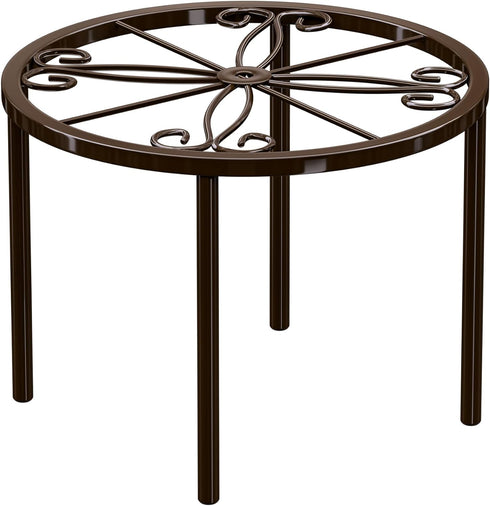 1 PCS Plant Stand,-Heavy Duty Metal Stand Decorates Plants, Anti-Rust Flower Pot Stand, Round Plant Rack for Room Indoor and Outdoor Courtyard,Gar...