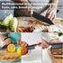 11” Nylon Knife for Nonstick Bakeware with Serrated Edges, Large Plastic Kitchen Knife to Cut Lettuce Salad Cake Brownie or Veggies Fruits, Nonmet...