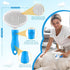 pet brush, pet brush for cats and dogs, removes loose undercoat and smoothes hair, stainless steel needles, self-cleaning button upgraded version,...