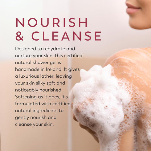 The Handmade Soap Company Shower Gel, Lemongrass & Cedarwood Body Wash, Liquid Bath Soap, Moisturizing Body Wash, Cruelty Free & Vegan Shower Gel,...