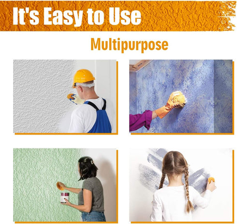 LAVEVE Knockdown Texture Sponge for Wall and Drywall Patch/Repair - Home Decor DIY Painting Ceiling Wall Texture - 2 Pcs...