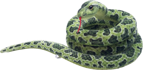 Snake Stuffed Animal Plush Snakes Toys Giant Fake Python Lifelike Giant Boa Constrictor Soft Animal Prank Props for Home Party Decor...