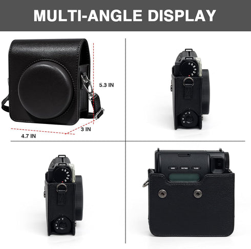 CAIYOULE Camera Case for Fujifilm Instax Mini 99?Fuji Mini 99 Instant Camera Bag With Mini 3inch Photo Album and Mini Photo Border Sticker(No Came...