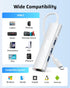 Acer USB C to Ethernet Adapter, 4-in-1 USB C Hub with 3 USB A 3.1 & 1Gbps RJ45 Network, USB C to LAN Adapter for MacBook Pro Air, Surface, Chromeb...