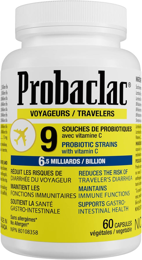 Travelers Probiotics reduce The risk of traveler's diarrhea, Maintain immune functions and help support gastrointestinal health. Contains 6.5 bill...