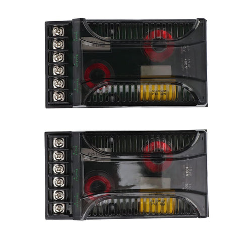 2 Way Car Audio Crossover, 2pcs Speaker Frequency Divider Car Audio Passive Crossover Up to 300 Watts, Overcurrent Protection Heat Dissipation Uni...