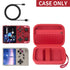 PAIYULE Travel Case Compatible with RG353V/ RG353VS Retro Handheld Game Console, Handheld Emulator Storage Holder Organizer, Android Game Console ...