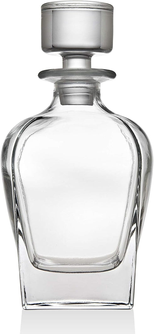 Godinger Whiskey Decanter, Liquor Decanter, Wine Decanter for Beer, Scotch, Bourbon or Wine, Barware & Drinkware, 23oz, Madison Collection...