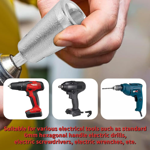 Wire Twister Tool for Drill, Drill Wire Twister Wire Connector Wire Twisting Tool, Wire Nut Twister for Electrical Power Drill, Cable Quick Stripp...