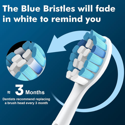 Electric Toothbrush Replacement Heads for Philips Sonicare, Ofashu Brush Head Compatible with Phillips Optimal Gum Care Extra Soft Heads G2 C1 C2 ...