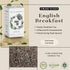 English Breakfast Black Tea, Pyramid Sachet Tea Bags, High Caffeine Afternoon Tea, 100% Pure Unflavored Black Tea, Hot & Iced - 16 Cups | The Spic...