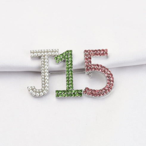 Pink and Green Pin Sorority Brooch Greek Life Sorority Gift Graduation Gifts...