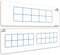 SCRIBBLEDO Dry Erase Ten Frame Board - 4" x 12" Double Sided Dry Erase Boards for Kids to Visualize and Practice Base 10 Number Concepts - Math Pr...