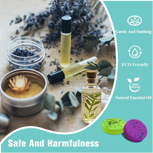 Shower Steamers Aromatherapy 6 PCS Bath and Body Works Restore Self Care Eucalyptus for Shower Bombs with Essential Oil Bubble Skincare Bath Stres...