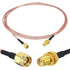 SMA Antenna Extension Cable SMA Male to SMA Female Bulkhead Mount RF Connector RG316 Cable 2M 6.5Ft for Handheld Ham Radio 4G LTE Router Gateway C...