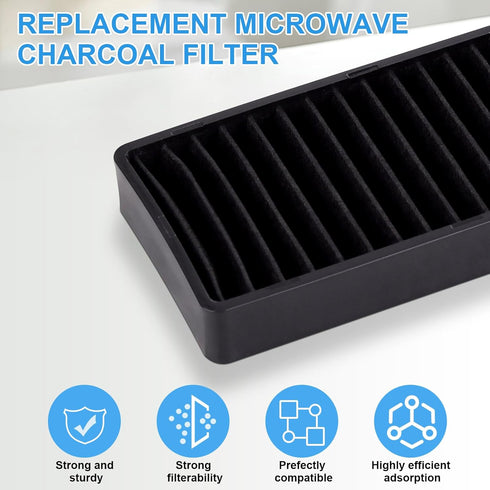 5230W1A003A Microwave Charcoal Filter Replacment Compatible with LG Kenmore GE Microwave Charcoal Air Filter Replacement,LMHM2237BD LMV1650ST LMV2...