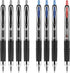 Signo 207 Retractable Gel Pens by Uni, Medium 0.7mm, Includes 4 Black, 3 Blue, 1 Red...