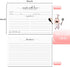 4x6 Recipe Cards for the Newlyweds, 100 Pack Double Sided White Cardstock - Simple, Cute Made with Love Heart Design - Double-Sided - For Bridal S...