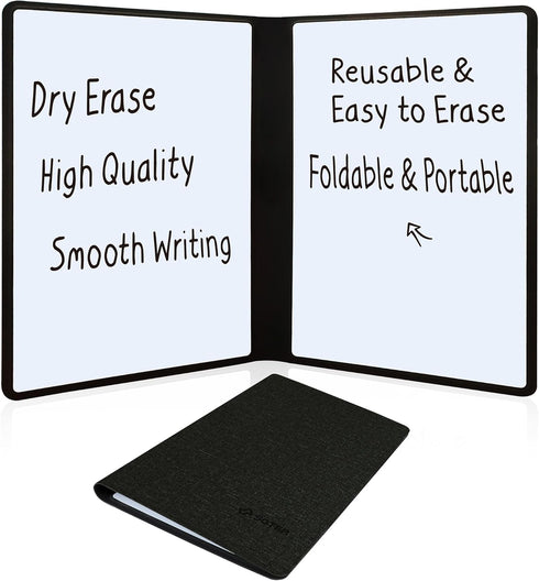 White Board Dry Erase Board, Portable Whiteboard Desktop Foldable White Boards for, Home, Drawing, Students, Teacher...