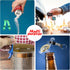 10 PCS Beer Bottle Openers Keychain for men, Metal jar Opener Soda Beverage Can Opener with KeyRing bulk Pocket Bottle Opener(grey)...