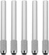 TEHAUX 5pcs Pencil Extenders, 4inch Stainless Steel Pencil Lengthener Adjustable Charcoal Pencil Stand Pen Sleeve Extender Pencil Extender Holder ...