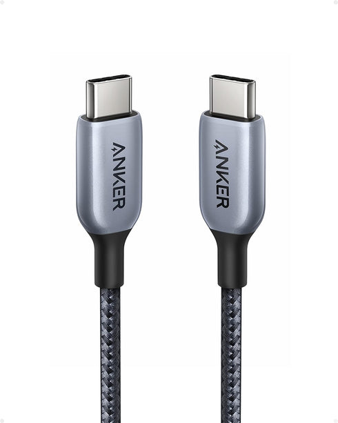 Anker 765 USB C to USB C Cable (140W 3ft Nylon), USB 2.0 Fast Charging Type C Cable for iPhone 15/15Pro/15Plus/ 15ProMax, MacBook Pro 2021, iPad P...