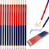 60 Pieces Red and Blue Pencils Erasable Checking Pencils Pre-Sharpened #2 HB for Checking Marking Map Tests Grading...