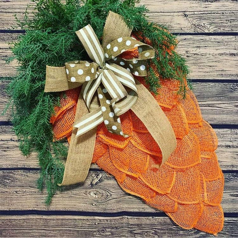 Burlap Ribbon Fabric Wired Edge 20 Yards for Decoration (1.5inch, Natural)...