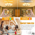 LED Bulb 120V 40W Equivalent Light Bulb, A15 LED Bulb Warm White 2700K Energy Saving Bulb, E26 Medium Screw Base Suitable for Domestic Bulbs 4 Pac...
