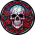 Skull Diamond Painting Kits Skeleton Flower Diamond Art,5D DIY Diamond Painting for Adults,Halloween Gem Art for Adults Wall Home Decor 12x12 inch...