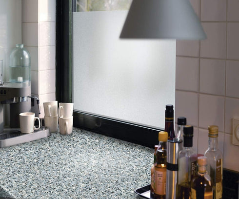 d-c-fix 346-0180-3PK Decorative Self-Adhesive Film, Grey Granite, 17" x 78" Roll, 3-Pack...