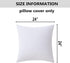 Home Brilliant Euro Sham 24x24 Spring Pillow Cover Striped Corduroy Textured Velvet European Throw Pillowcase for Couch Sofa, 24 x 24 inch (60cm),...