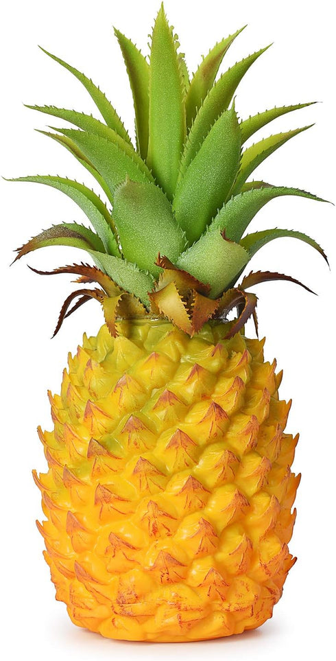 Lvydec Artificial Pineapple, Realistic Artificial Fruit Fake Pineapple for Home Cabinet Table Party Decoration (8.2")...