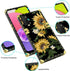 KANGHAR Designed for Samsung Galaxy A03S 5G Case Sunflower with Screen Protector Lanyard Strap Ring Holder Kickstand for Women Girls Flower Floral...