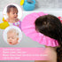 Baby Shower Cap, Adjustable Toddler Hair Washing Shield Shower Cap for Kids Washing Hair Shower Visor Bath Cap for Eye and Ear Protection (Pink)...