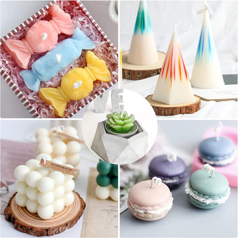 Candle Dye Set, 16 Colors Candle Wax Dye for Candle Making, Bulk Soy Wax Dyeing, DIY Candle Making Kit...