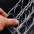 2 Pack Acrylic Test Tube Rack, 24Wells, for 5/9“ OD Tube (13 ±0.1mm?MAX for 14mm) Centrifuge Tube Holder for Labortory Holder Lab Test Tube Transp...