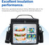 Gloppie Lunch Box for Men Women Insulated Lunch Bag Reusable Lunch Cooler Bag, Black...