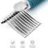 Poodle Pet Dematting Fur Rake Comb Brush Tool - Dog and Cat Comb with Long 2.5 Inches Steel Safety Blades for Detangling Matted or Knotted Underco...
