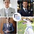 Giantree 4 Pcs Cotton Handkerchiefs for men, Classic Pocket Squares Set Soft Mens Handkerchiefs 15.8" x 15.8" 4 Colors...