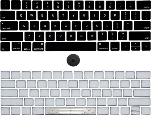 Keyboard Keycaps Keys Cap US Set Replacement for MacBook Pro A1706 A1707 2016 2017 Year 13" 15" Full Keycap with Removal Tool...